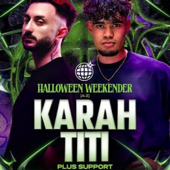 PRTY HALLOWEEN: KARAH + TITI, GLASGOW SCHOOL OF ART, FRIDAY 30TH OCTOBER 2026